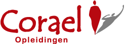 Rood logo met icoon voor opleidingsinstituut