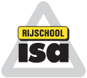 Zwart geel Logo voor Rijschool